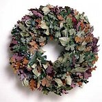 18" Oregon Leaves Autumn Wreath